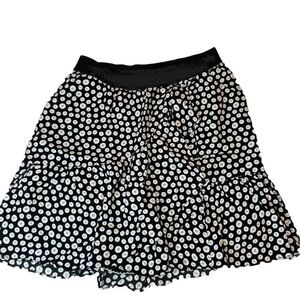 Anthropologie Maeve Black White Skirt S